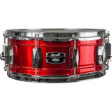 Caixa De Bateria Torelli Aluminio Vermelho 14 X 5.5 Tcm14vm