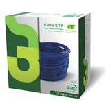 Caixa De Cabo De Rede Utp Gts 4 Pares Cat6 Azul 305m