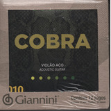 Caixa De Encordoamento Violão Giannini Cobra