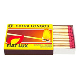 Caixa De Fosforo Fiat Lux, Extra Longo,07 Un. Com 50 Palitos