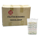 Caixa De Hashi De Bambu Fino