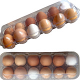 Caixa De Ovos 80 Unidades Para 12 Ovos De Galinha Cor Transp