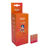 Caixa De Pilhas Zinco Elgin Energy Aaa C/ 40 Unidades Pilhas