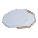 Caixa De Pizza Oitavada Premium Lisa N° 30 Com 100 Unidades