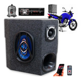 Caixa De Propaganda Para Moto Bike Completa Bluetooth Usb