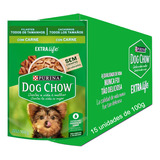 Caixa De Sachês Dog Chow Filhotes