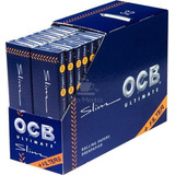 Caixa De Seda Ocb Ultimate Com Piteira França Sabor Sem Sabor