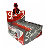 Caixa De Seda Smoking Prata King Size Original + Brinde 