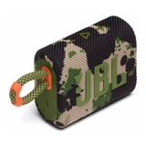 Caixa De Som Alto-falante Jbl Go 3 Portátil Camuflado Origi 