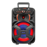Caixa De Som Amplificada Amvox Aca 221 Bluetooth Woofer 8 Cor Preto 110v/220v