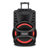 Caixa De Som Amplificada Amvox Aca 880 Vegas Bivolt Bluetooth 880w Woofer De 15 Sem Fm