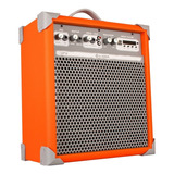 Caixa De Som Amplificada Multiuso Up!8 Orange Fm/bluetooth