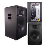 Caixa De Som Ativa Amplificada Monitor Falante 15 300w Rms