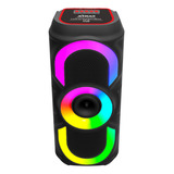 Caixa De Som Bluetooth 50w Portátil Multimídia Usb Rádio Fm 