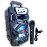 Caixa De Som Bluetooth Alto-falante Karaoke Amplificado Usb
