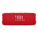 Caixa De Som Bluetooth Jbl Flip 6 À Prova D'água Vermelho