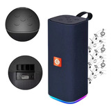 Caixa De Som Bluetooth Multimidia Portátil Amplificada Led