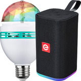 Caixa De Som Bluetooth Portatil + Luz Led Colorida Grátis!!