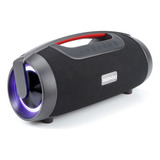 Caixa De Som Bluetooth Potente Boombox Dw242bk Daewoo Cor Preto E Vermelho