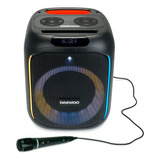 Caixa De Som Bluetooth Powerbox400 Daewoo 90w Com Microfone Cor Preto 110v/220v