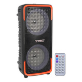 Caixa De Som Bluetooth Trc X400 400w 2 Alto Falante 6,5 Pol