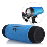 Caixa De Som Bluetooth Zealot S1 Com Lanterna Para Bicicleta