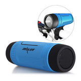 Caixa De Som Bluetooth Zealot S1 Com Lanterna Para Bicicleta