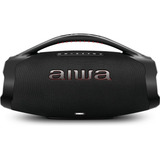 Caixa De Som Boombox Plus Aiwa Bbs-01-b 200w Bt 30h Ip66 Usb