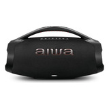 Caixa De Som Boombox Plus Aiwa Bbs-01b 200w Bt 30h Ip66 Usb