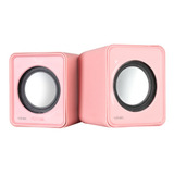 Caixa De Som Caixinha Multimídia Vinik Usb/p2 Rosa Vs01r