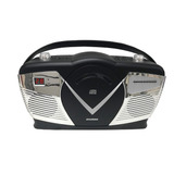 Caixa De Som De Cd Portátil Proscan Retro Style Com Rádio Am