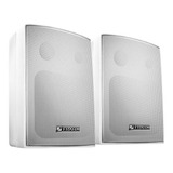 Caixa De Som Frahm Ps 200 Plus 30w Par Brancas Com Suporte