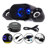 Caixa De Som Gamer Para Pc Subwoofer Bluetooth Sd Usb P2