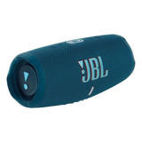 Caixa De Som Jbl Charge5 Bluetooth À Prova Dágua Azul Bivolt