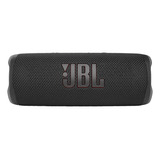 Caixa De Som Jbl Flip 6 Portátil Bluetooth À Prova D'água Cor Preto