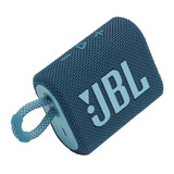 Caixa De Som Jbl Go 3 Portátil Com Bluetooth 4.2w Azul Jbl