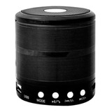 Caixa De Som Mini Speaker Ws-887 Portátil Com Bluetooth Preto 110v/220v