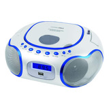 Caixa De Som Portátil De Cd/mp3 Hannomax Hx-309cd, Rádio Am/
