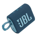 Caixa De Som Portátil Go 3 Bluetooth À Prova D'água Azul Jbl