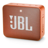 Caixa De Som Portátil Jbl Go 2 3w Rms Laranja Prova Dágua