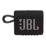 Caixa De Som Portátil Jbl Go 3 Bluetooth Preta Original
