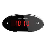 Caixa De Som Rádio E Relógio Alarme Via Usb Multilaser Sp399