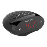 Caixa De Som Rádio Relógio Multilaser Fm New 2 Sp399