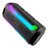 Caixa De Som Torre Bluetooth Led Rgb Amplificada Fm Usb Sd