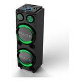 Caixa De Som Torre Double 10 Pol. 1800w Rms Led Pulse -sp507 Cor Preto 110v/220v