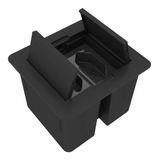 Caixa De Tomada Embutir Mesa Com 2 Tomadas Flex - Cx02qf