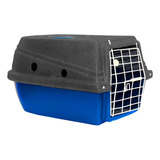 Caixa De Transporte Cães/ Gatos Azul