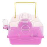 Caixa De Transporte De Plástico Portátil Hamster Mouse Rat C