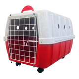 Caixa De Transporte Para Cães E Gatos Com Roda Clicknew Nº3
