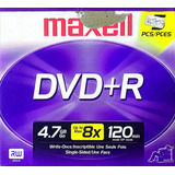Caixa Dvd+r Maxell 4.7gb 8x 120min 5 Unidades